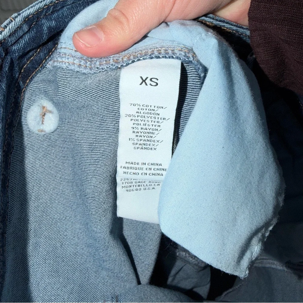Y2K REGeneration Denim Mini Skirt Stretch Size XS